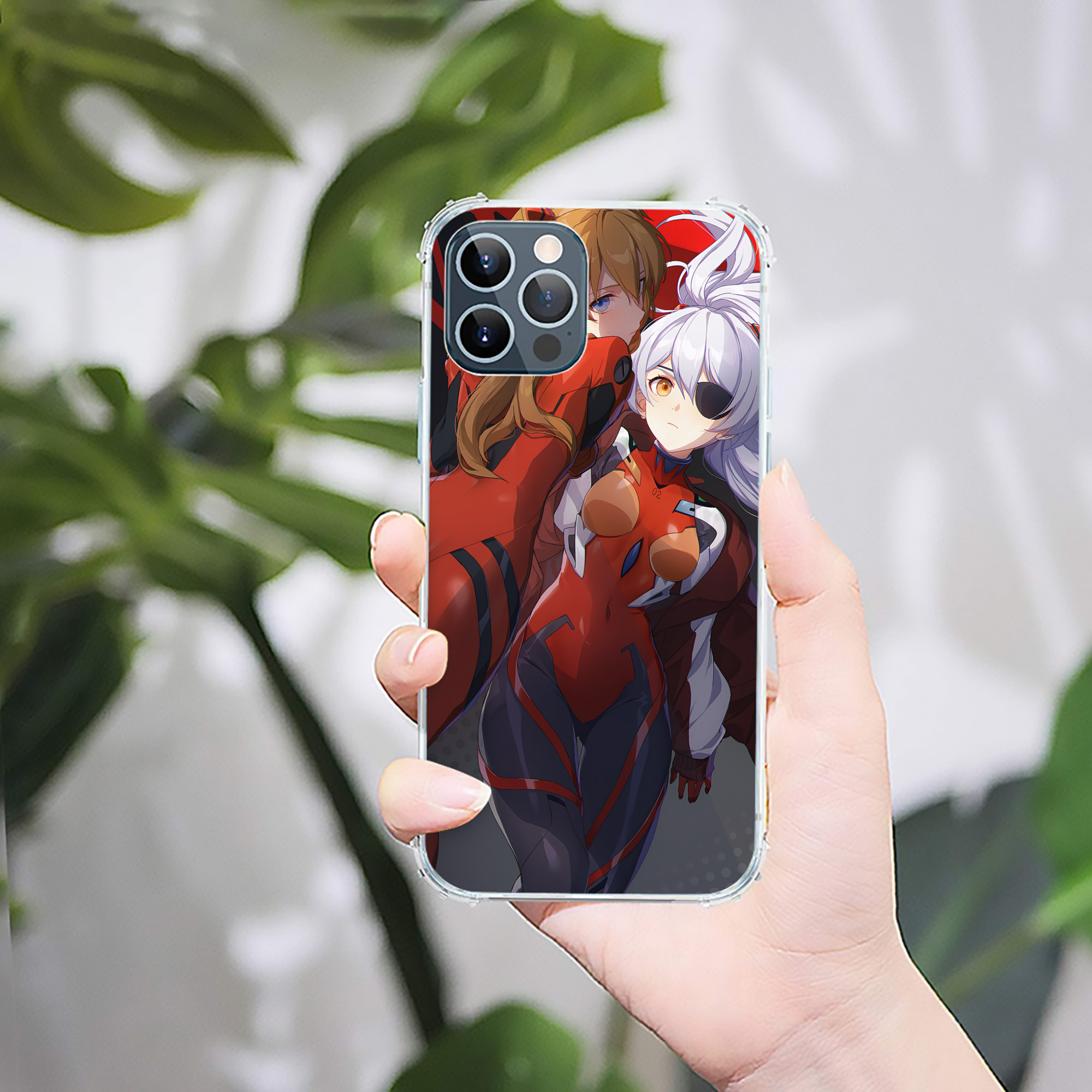 （画像用） EVA 新世紀エヴァンゲリオン 【iPhone 12シリーズ対応】透明スマホケース（クリアソフトケース）